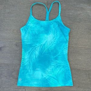 Athleta Girl racer back tank top.